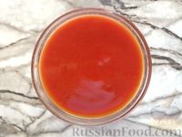 Фото приготовления рецепта: Макароны с зелёным горошком в томатно-сырном соусе - шаг №6