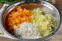 Фото приготовления рецепта: Котлеты из капусты с рисом - шаг №10