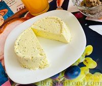 Фото к рецепту: Домашний сыр из молока, яиц и сметаны