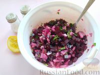 Фото приготовления рецепта: Салат из свёклы с восточным вкусом - шаг №6