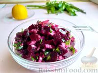 Фото приготовления рецепта: Салат из свёклы с восточным вкусом - шаг №7