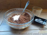 Фото приготовления рецепта: Шоколадный пирог без сахара и муки - шаг №3
