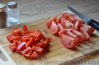 Фото приготовления рецепта: Жаркое из свинины с картошкой, помидорами и сладким перцем - шаг №9