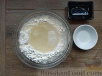 Фото приготовления рецепта: Бездрожжевые домашние лепёшки (на сковороде) - шаг №4