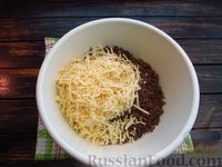 Фото приготовления рецепта: Тефтели из печени с рисом и сыром в сметанно-томатном соусе - шаг №7