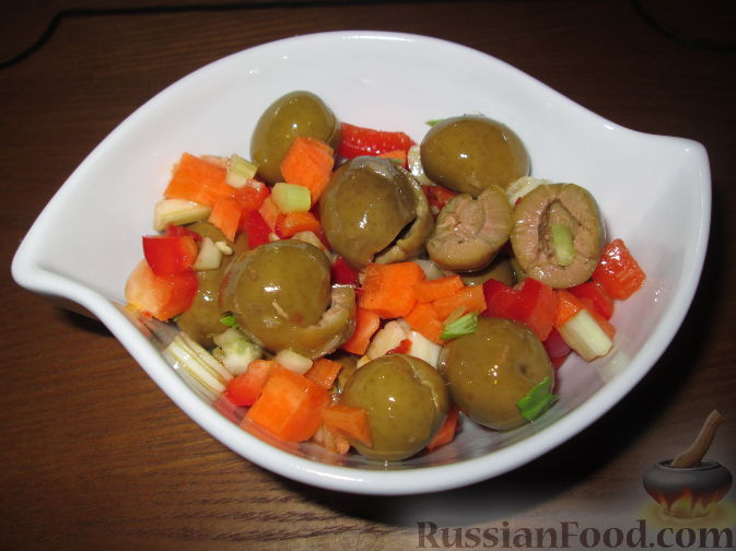 Рецепт Закуска-салат из оливок