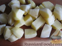 Фото приготовления рецепта: Суп грибной со свининой - шаг №4