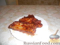 Фото приготовления рецепта: Острые свиные ребрышки в соусе - шаг №6