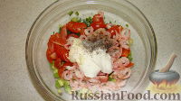 Фото приготовления рецепта: Салат "Авокадо с креветками" - шаг №5