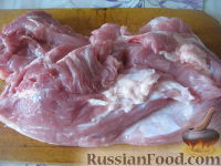 Фото приготовления рецепта: Мясо тушеное с черносливом - шаг №1