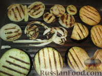 Фото приготовления рецепта: Разборный хлеб-пирог с овощами гриль - шаг №8
