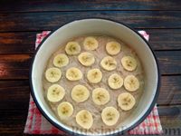 Фото приготовления рецепта: Постный банановый пирог - шаг №10
