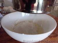 Фото приготовления рецепта: Двухцветный хлопковый бисквит "Кастелла" - шаг №5