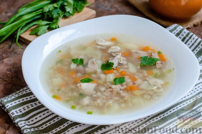 Супы с крупами, рецепта приготовления с фото пошагово