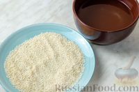 Фото приготовления рецепта: Сосиски в тесте на сметане, с кунжутом (в духовке) - шаг №14