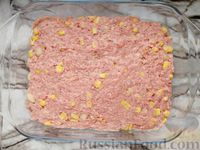 Фото приготовления рецепта: Запеканка с фаршем, консервированной фасолью и кукурузой - шаг №6