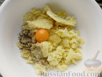 Фото приготовления рецепта: Картофельные ньокки с черемшой - шаг №7