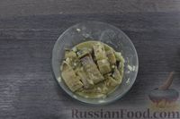 Фото приготовления рецепта: Солёная селёдка в горчичном соусе - шаг №9