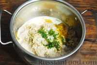 Фото приготовления рецепта: Тушёная картошка с тефтелями и грибами - шаг №7