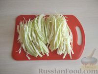 Фото приготовления рецепта: Салат из капусты с яблоком, имбирём и зеленью - шаг №2