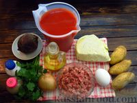 Фото приготовления рецепта: Суп на томатном соке со свёклой, капустой и фрикадельками - шаг №1