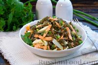 Фото приготовления рецепта: Салат из морской капусты с морковью и яйцом - шаг №9