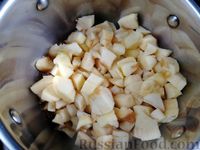 Фото приготовления рецепта: Ленивые вареники с яблочным соусом - шаг №6