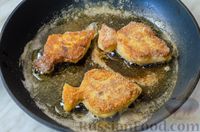 Фото приготовления рецепта: Рыбные котлеты из фарша с овощами (на сковороде) - шаг №11