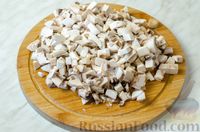 Фото приготовления рецепта: Лазанья из лаваша с курицей, грибами и соусом бешамель - шаг №6