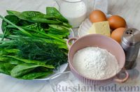 Фото приготовления рецепта: Закусочный пирог со шпинатом и щавелем - шаг №1