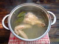 Фото приготовления рецепта: Чечевичный суп-пюре со щавелем, на курином бульоне - шаг №4