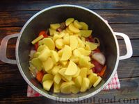 Фото приготовления рецепта: Суп-пюре с редиской и шпинатом - шаг №7