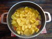 Фото приготовления рецепта: Суп-пюре с редиской и шпинатом - шаг №8