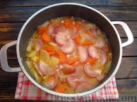 Фото приготовления рецепта: Суп-пюре с редиской и шпинатом - шаг №9