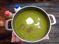 Фото приготовления рецепта: Суп-пюре с редиской и шпинатом - шаг №15