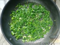 Фото приготовления рецепта: Кускус со шпинатом в сливочном соусе - шаг №6