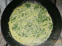 Фото приготовления рецепта: Песочная галета с грибами и сыром - шаг №11