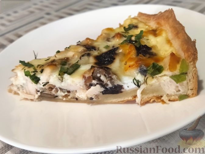 пирог с сушеными грибами рецепт с фото пошагово самый вкусный и простой | Дзен