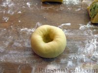 Фото приготовления рецепта: Бездрожжевые пирожки с картошкой и зеленью (в духовке) - шаг №21
