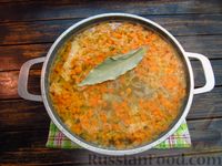 Фото приготовления рецепта: Суп с мясными фрикадельками и клёцками - шаг №21