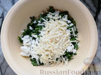 Фото приготовления рецепта: Гёзлеме со шпинатом и сыром - шаг №6