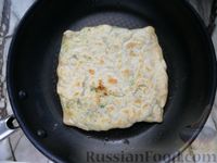 Фото приготовления рецепта: Гёзлеме со шпинатом и сыром - шаг №15