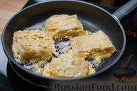 Фото приготовления рецепта: Конвертики из лаваша, с творогом и сыром - шаг №11