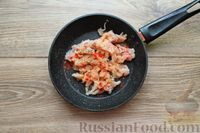 Фото приготовления рецепта: Лодочки из багета с курицей, грибами, сыром и пикантным сметанным соусом - шаг №3