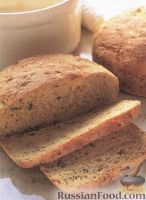 Фото к рецепту: Хлеб с луком и укропом