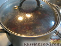 Фото приготовления рецепта: Украинский постный борщ - шаг №12