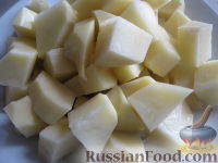 Фото приготовления рецепта: Овощной суп с грибами и черемшой - шаг №13
