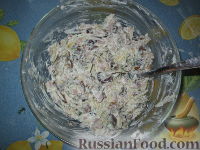 Фото приготовления рецепта: Сочни с ветчиной, сыром и грибами - шаг №8