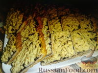 Фото к рецепту: Печенье "Венское" (тертый пирог) с черной смородиной