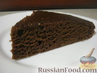 Фото приготовления рецепта: Пирог простой шоколадный - шаг №11